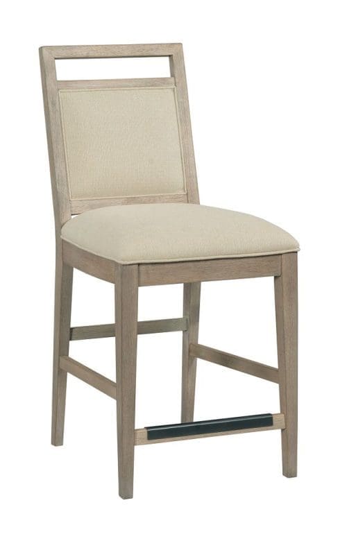 COUNTER HEIGHT UPHOLSTERED CHAIR