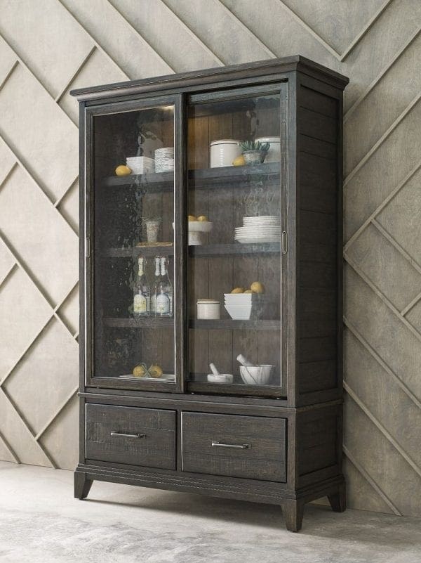DARBY DISPLAY CABINET-COMPLETE