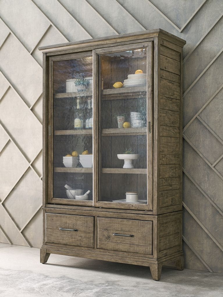 DARBY DISPLAY CABINET-COMPLETE
